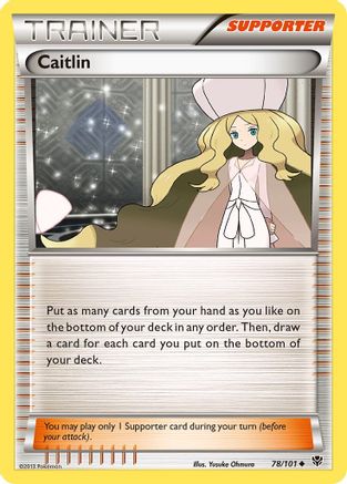 Caitlin  - Reverse Holofoil Plasma Blast - Uncommon