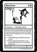 Blood Poet (No PW Symbol) (CMB1-) - Mystery Booster Playtest Cards 2021