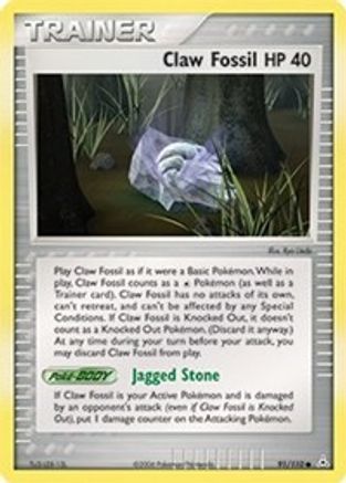 Claw Fossil  Holon Phantoms - Common