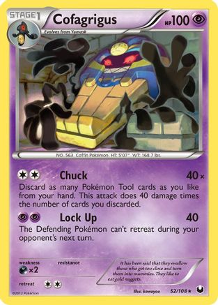 Cofagrigus  - Reverse Holofoil Dark Explorers - Rare