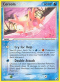 Corsola  - Reverse Holofoil Unseen Forces - Uncommon