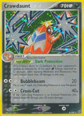 Crawdaunt  - Reverse Holofoil Deoxys - Holo Rare