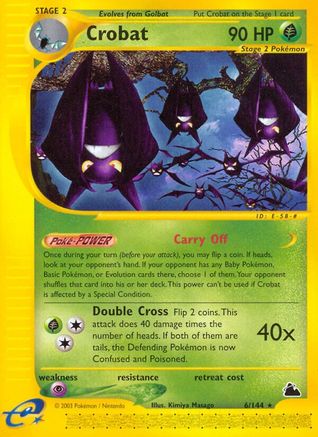 Crobat (6)  Skyridge - Rare