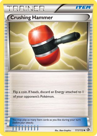 Crushing Hammer 111  - Reverse Holofoil Legendary Treasures - Uncommon