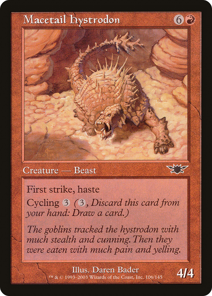 Macetail Hystrodon (LGN-106) - Legions
