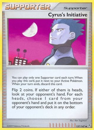 Cyrus's Initiative 137  - Reverse Holofoil Supreme Victors - Uncommon