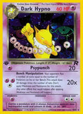 Dark Hypno (9) (9) 009  - 1st Edition Holofoil Team Rocket - Holo Rare