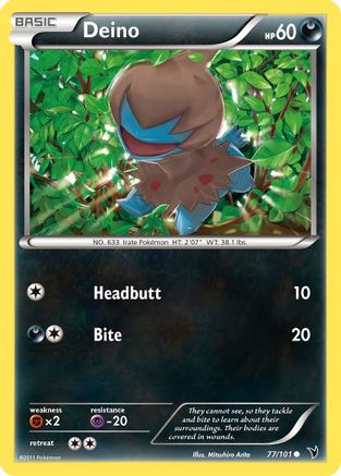 Deino  - Reverse Holofoil Noble Victories - Common