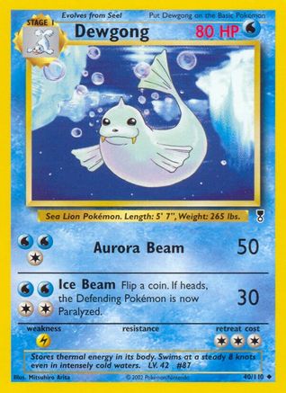 Dewgong/110  - Reverse Holofoil Legendary Collection - Uncommon