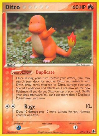 Ditto (Charmander) 037/113  Delta Species - Uncommon