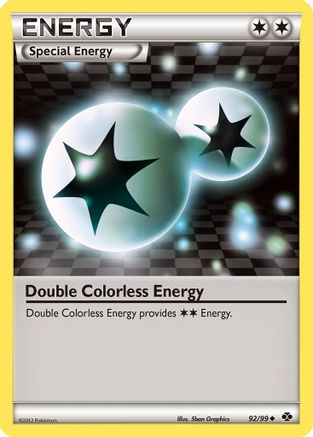 Double Colorless Energy 092  - Reverse Holofoil Next Destinies - Uncommon