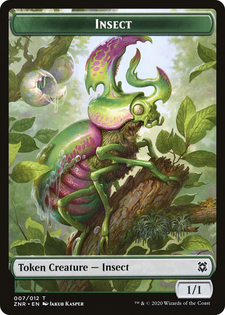 Insect (TZNR-007) - Zendikar Rising Tokens Foil
