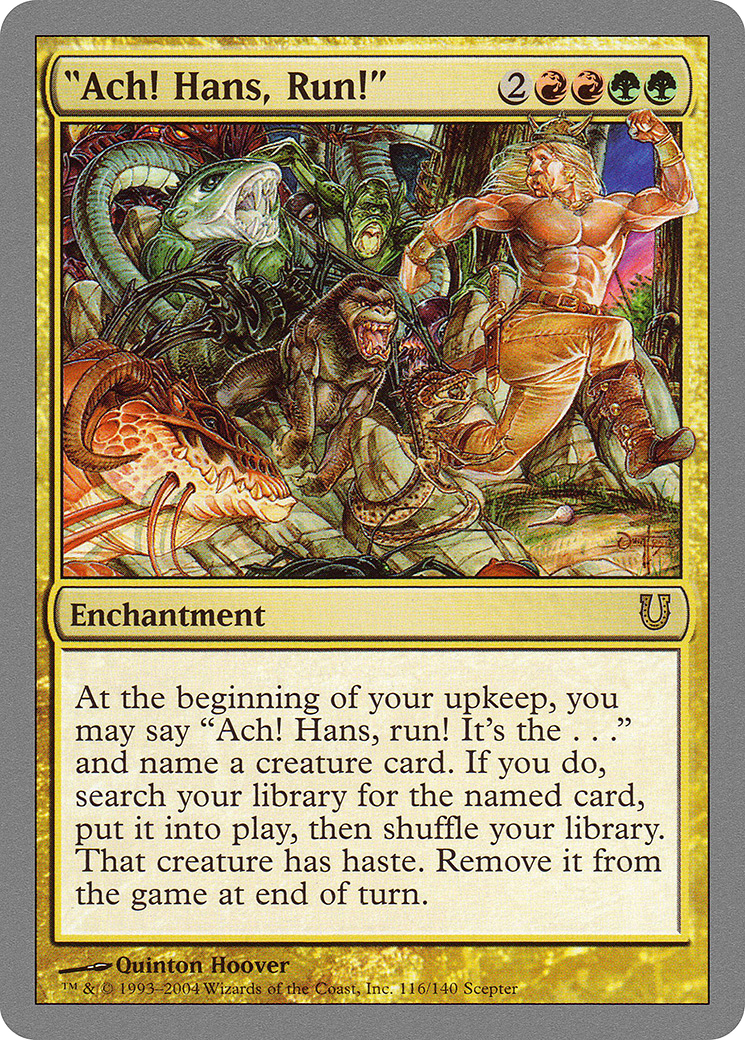 "Ach! Hans, Run!" (UNH-116) - Unhinged