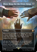 Three Rings for the Elven-Kings - Rings of Brighthearth (Surge Foil) (LTC-382) - Tales of Middle-earth Commander / Three Rings for the Elven-Kings (Borderless) Foil