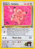 Erika's Clefairy 040  - 1st Edition Gym Challenge - Uncommon