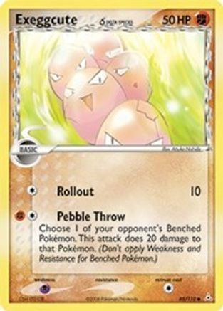Exeggcute (Delta Species) 065  Holon Phantoms - Common