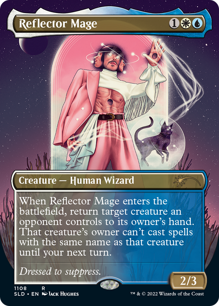 Reflector Mage (Borderless) (SLD-1108) - Secret Lair Drop Foil