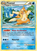Floatzel  - Reverse Holofoil Unleashed - Rare