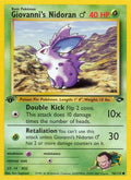 Giovanni's Nidoran M 076  - 1st Edition Gym Challenge - Common