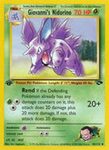 Giovanni's Nidorino 045  - 1st Edition Gym Challenge - Uncommon