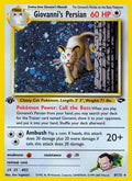 Giovanni's Persian 008  - 1st Edition Holofoil Gym Challenge - Holo Rare