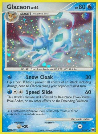 Glaceon (5)  - Reverse Holofoil Majestic Dawn - Holo Rare