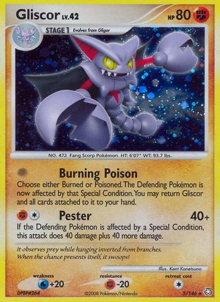 Gliscor (5)  - Reverse Holofoil Legends Awakened - Holo Rare