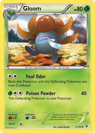 Gloom  - Reverse Holofoil Boundaries Crossed - Uncommon