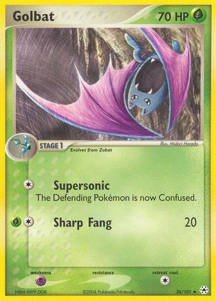 Golbat  - Reverse Holofoil Hidden Legends - Uncommon