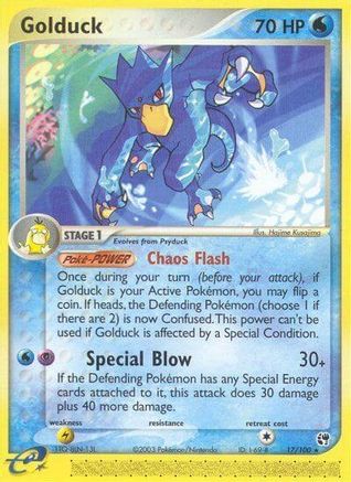 Golduck  - Reverse Holofoil Sandstorm - Rare