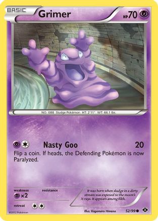 Grimer  - Reverse Holofoil Next Destinies - Common