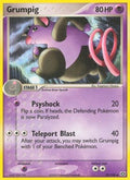 Grumpig - 029/106/106  - Reverse Holofoil Emerald - Uncommon