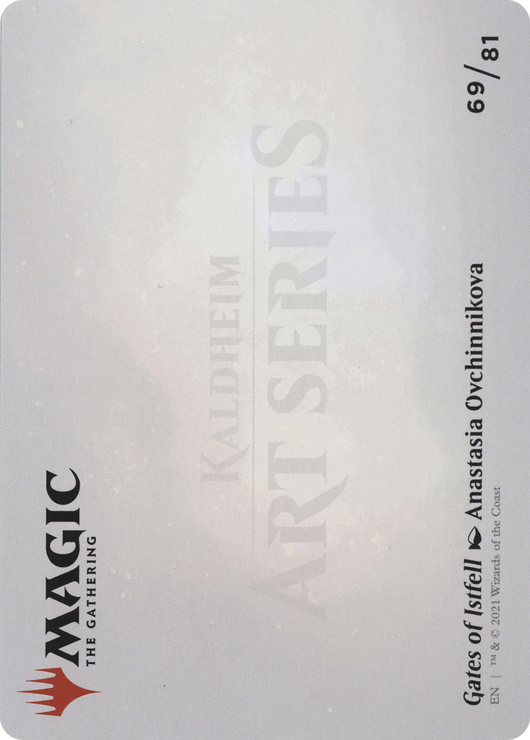 Gates of Istfell // Gates of Istfell (ASKHM-069) - Art Series: Kaldheim (Borderless) Foil