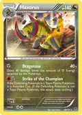 Haxorus 069  - Reverse Holofoil Plasma Blast - Holo Rare