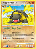Hippowdon  - Reverse Holofoil Rising Rivals - Rare