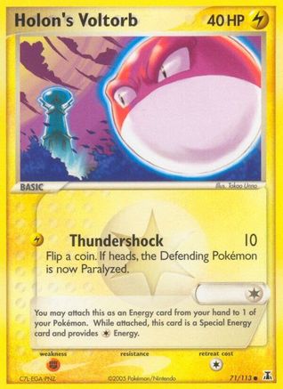 Holon's Voltorb 071  Delta Species - Common
