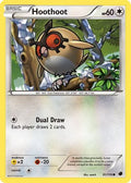 Hoothoot  - Reverse Holofoil Plasma Freeze - Common