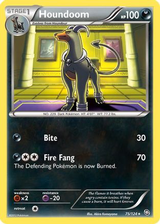 Houndoom/124  Dragons Exalted - Rare