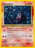 Houndour (5)  - 1st Edition Holofoil Neo Discovery - Holo Rare