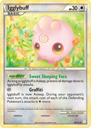 Igglybuff 044  - Reverse Holofoil HeartGold SoulSilver - Uncommon