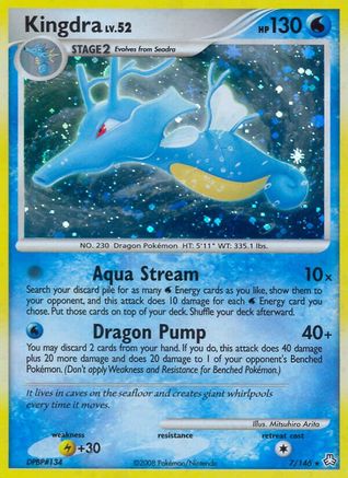 Kingdra  - Reverse Holofoil Legends Awakened - Holo Rare