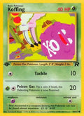 Koffing 058  - 1st Edition Team Rocket - Common