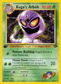 Koga's Arbok 025  - 1st Edition Gym Challenge - Rare