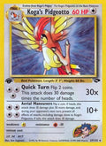 Koga's Pidgeotto 027  - 1st Edition Gym Challenge - Rare