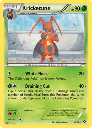 Kricketune  - Reverse Holofoil Next Destinies - Uncommon