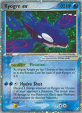 Kyogre ex/100  - Holofoil Crystal Guardians - Ultra Rare