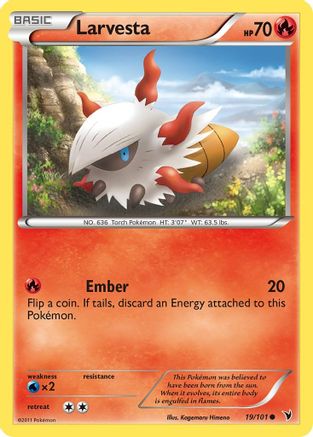 Larvesta (19)  Noble Victories - Common