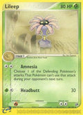 Lileep - 43/100/100  - Reverse Holofoil Sandstorm - Uncommon