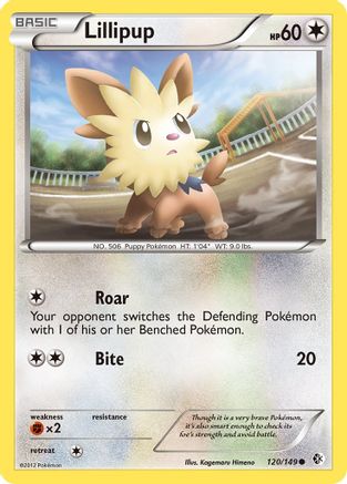Lillipup  - Reverse Holofoil Boundaries Crossed - Common