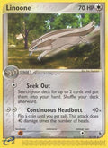 Linoone  - Reverse Holofoil Ruby and Sapphire - Uncommon